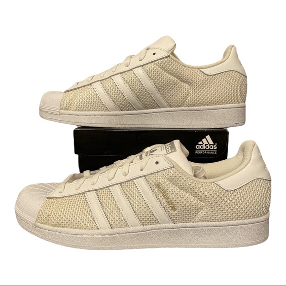 Adidas Original Superstar Tennis Shoes S85962 White 2016 Men's Size 12 Sneakers
